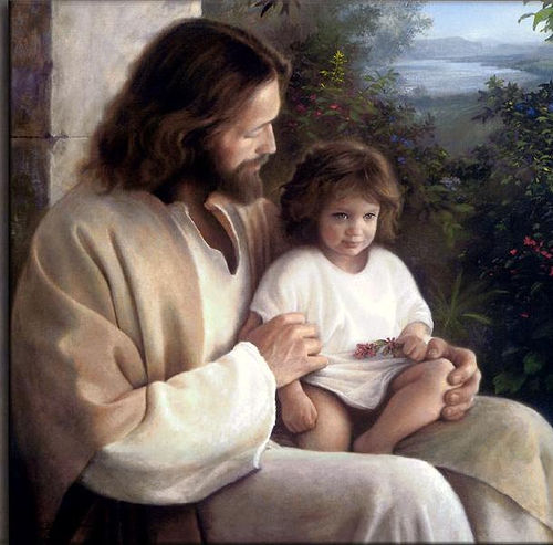 Jesus Christ and child