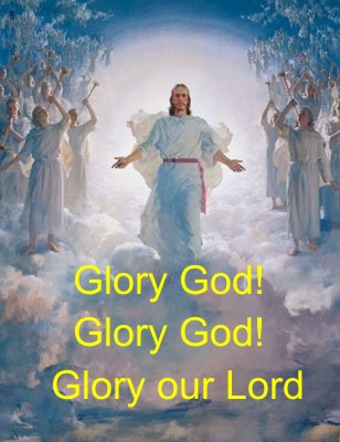 Glory God glory Lord